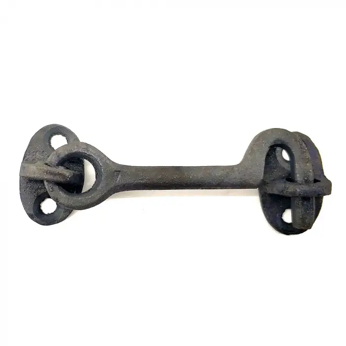 Antika Tarz Dekoratif Pirinç  Çengeli - 8,5cm, Oksit