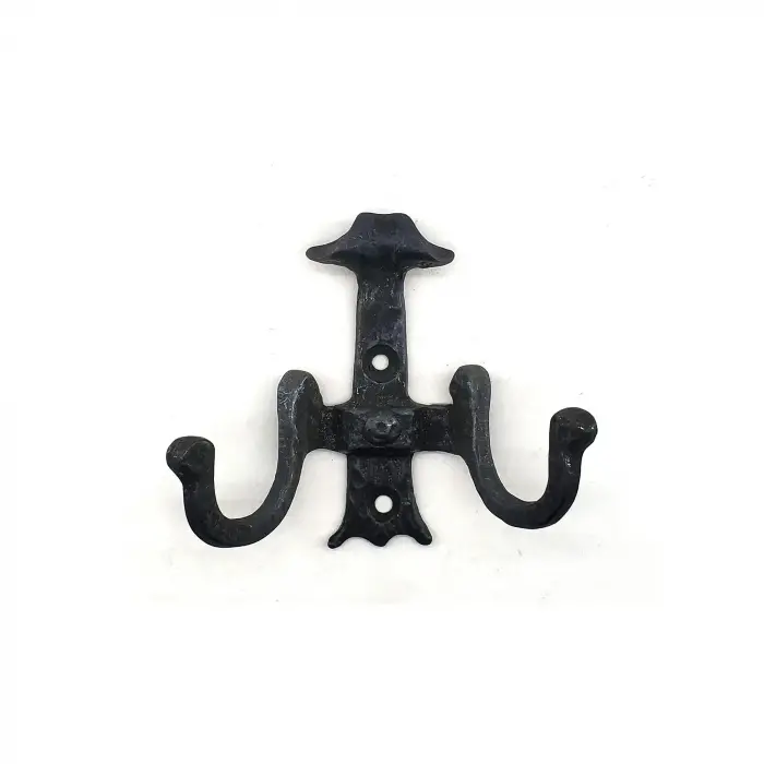 Antika Tarz Dekoratif Pirinç Gemici Askı - 85x94 Mm, Oksit