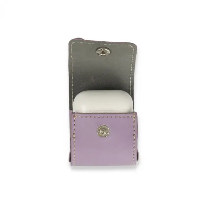 Apple Airpods 2 (2.nesil) Askılı Kılıf - Lila