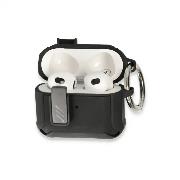 Apple Airpods 3 (3.nesil) Truva Kılıf - Siyah