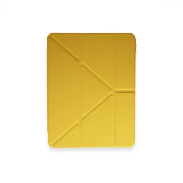 Apple İpad Pro 11 (2018) Kılıf Kalemlikli Mars Tablet Kılıfı - Açık Sarı