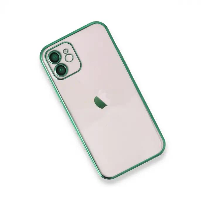 Apple İphone 11 Kılıf Razer Lensli Silikon - Yeşil