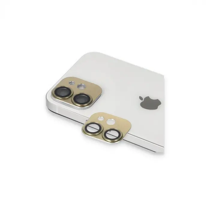 Apple İphone 11 Pers Alüminyum Kamera Lens - Gold