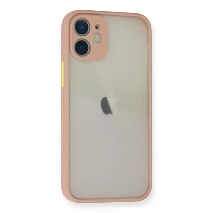 Apple İphone 11 Pro Max Kılıf Montreal Silikon Kapak - Pembe