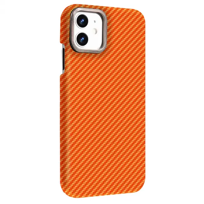 Apple İphone 11 Vega Magsafe Kapak - Turuncu