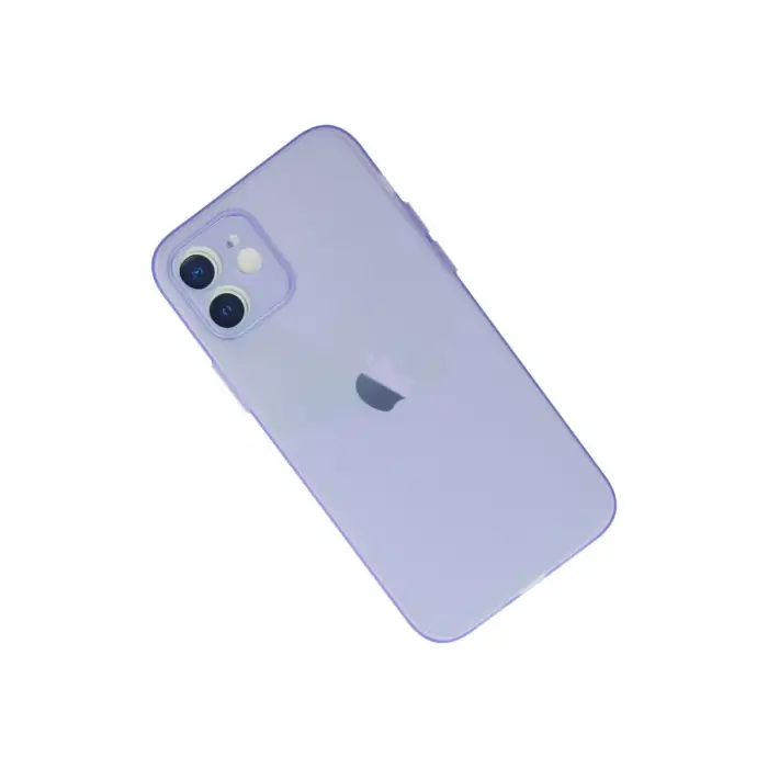 Apple İphone 12 Kılıf Puma Silikon - Mor