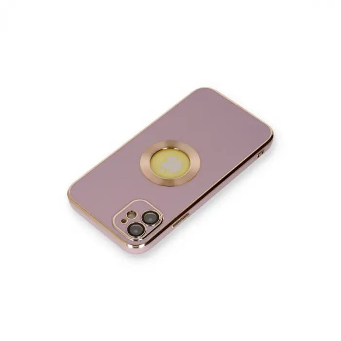 Apple İphone 12 Kılıf Store Silikon - Mor