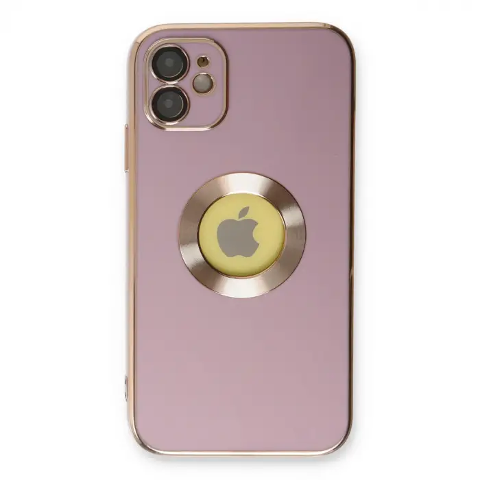 Apple İphone 12 Kılıf Store Silikon - Mor