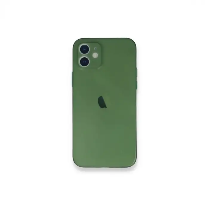 Apple İphone 12 Mini Kılıf Pp Ultra İnce Kapak - Yeşil