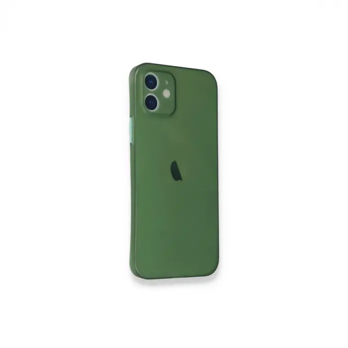 Apple İphone 12 Mini Kılıf Pp Ultra İnce Kapak - Yeşil