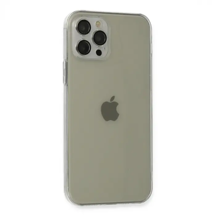 Apple İphone 12 Pro Kılıf Fly Lens Silikon - Şeffaf