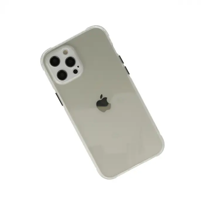 Apple İphone 12 Pro Kılıf Miami Şeffaf Silikon - Şeffaf