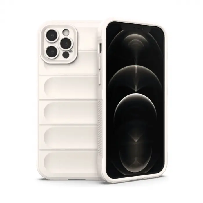 Apple İphone 12 Pro Kılıf Optimum Silikon - Krem