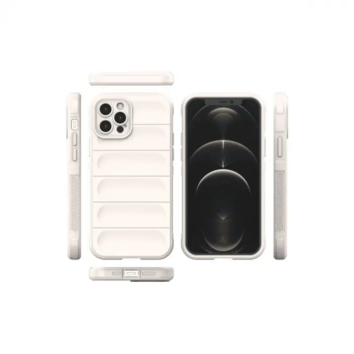 Apple İphone 12 Pro Kılıf Optimum Silikon - Krem