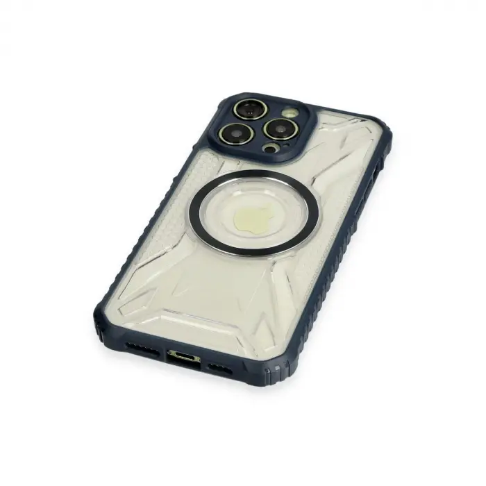 Apple İphone 12 Pro Kılıf Prag Magneticsafe Kapak - Lacivert