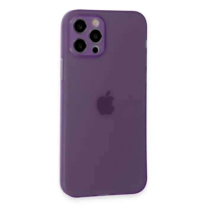 Apple İphone 12 Pro Kılıf Puma Silikon - Koyu Mor