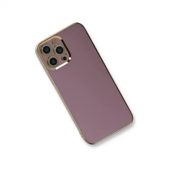 Apple İphone 12 Pro Kılıf Volet Silikon - Mor