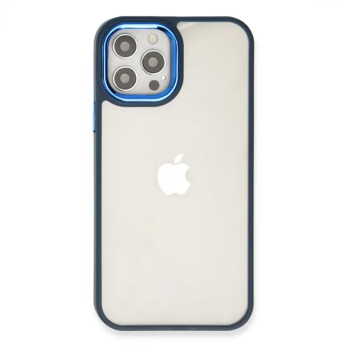 Apple İphone 12 Pro Max Kılıf Dora Kapak - Mavi
