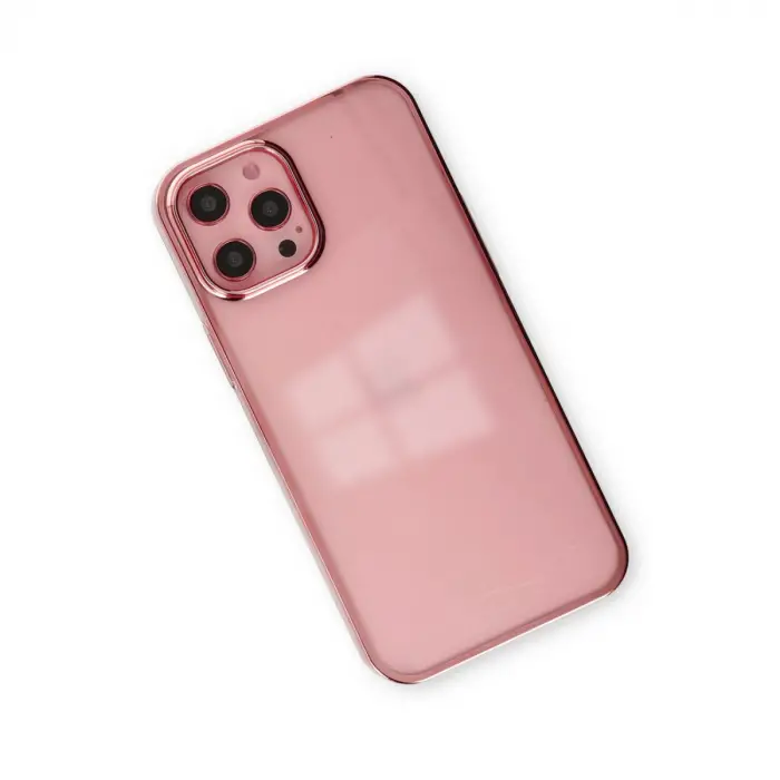 Apple İphone 12 Pro Max Kılıf Element Silikon - Pembe