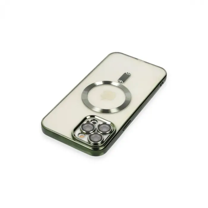 Apple İphone 12 Pro Max Kılıf Kross Magneticsafe Kapak - Koyu Yeşil
