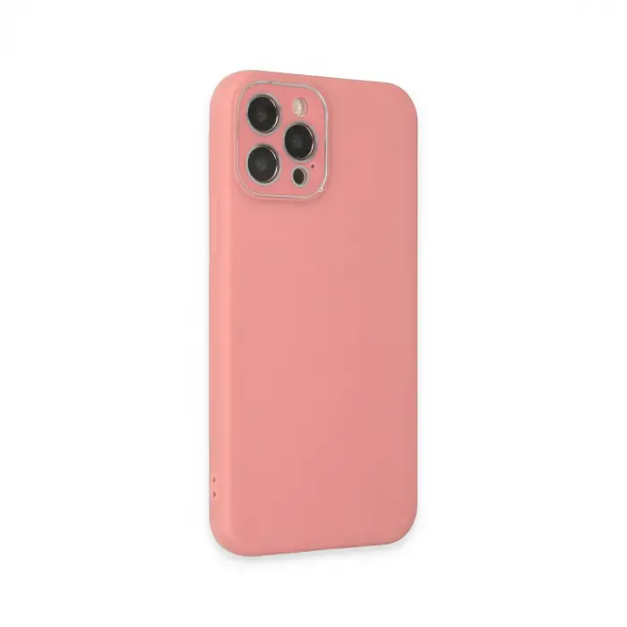 Apple İphone 12 Pro Max Kılıf Lansman Glass Kapak - Pembe