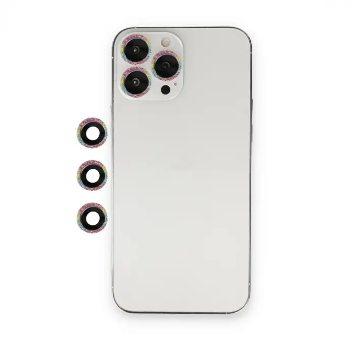Apple İphone 12 Pro Shine Kamera Lens - Rainbow