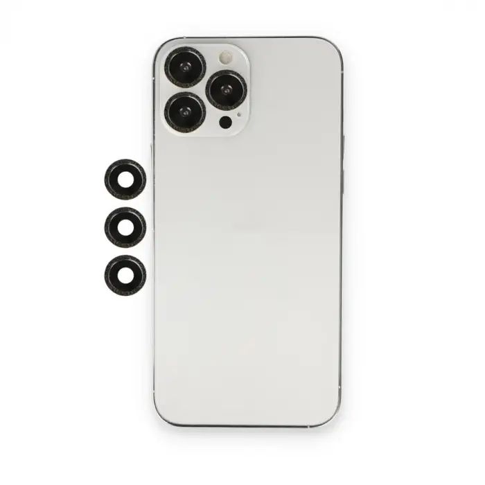 Apple İphone 12 Pro Shine Kamera Lens - Siyah