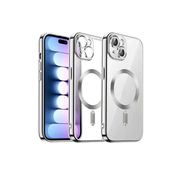 Apple İphone 13 Kılıf Kross Magneticsafe Kapak - Titan Gri