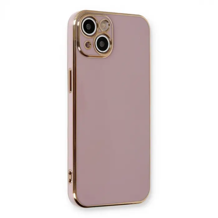 Apple İphone 13 Kılıf Volet Silikon - Mor