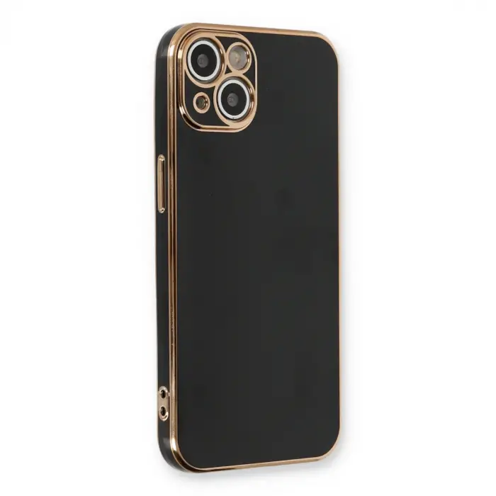 Apple İphone 13 Kılıf Volet Silikon - Siyah