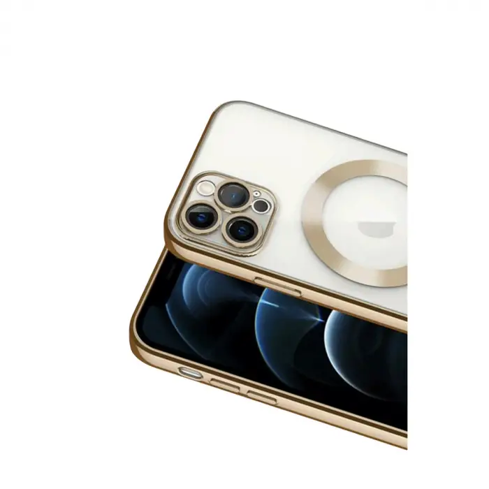 Apple İphone 13 Pro Kılıf Kross Magneticsafe Kapak - Gold