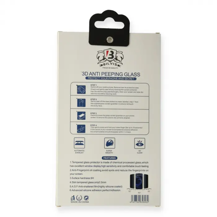 Apple İphone 13 Pro Max Bilvis Hayalet Cam Ekran Koruyucu