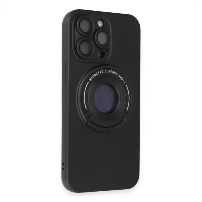 Apple İphone 13 Pro Max Kılıf Lukka Magneticsafe Kapak - Siyah