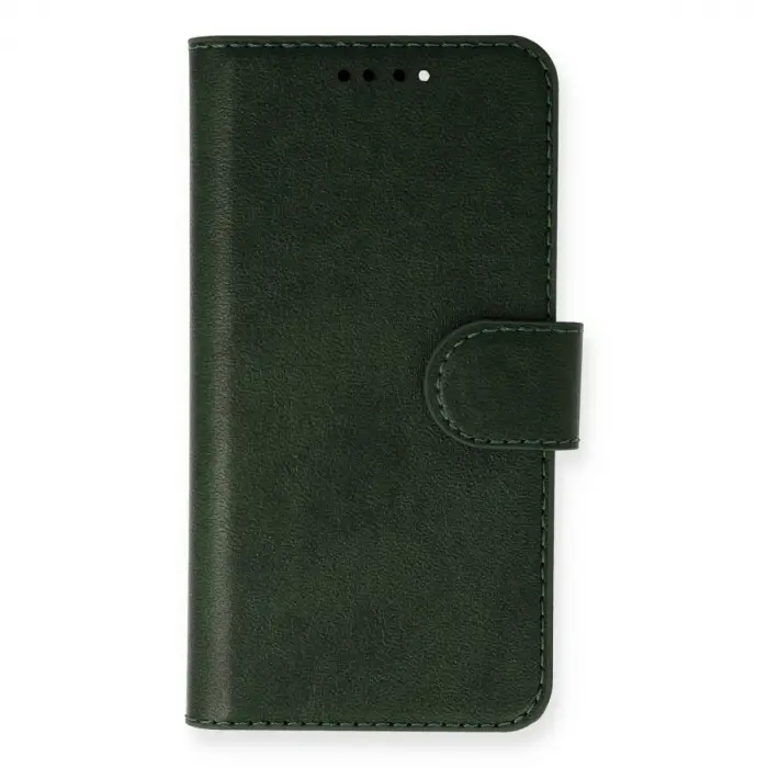 Apple İphone 13 Pro Max Kılıf Trend S Plus Kapaklı Kılıf - Yeşil