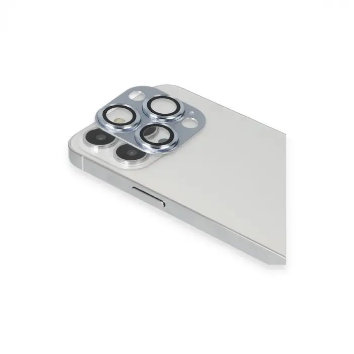 Apple İphone 13 Pro Max Pers Alüminyum Kamera Lens - Sierra Blue