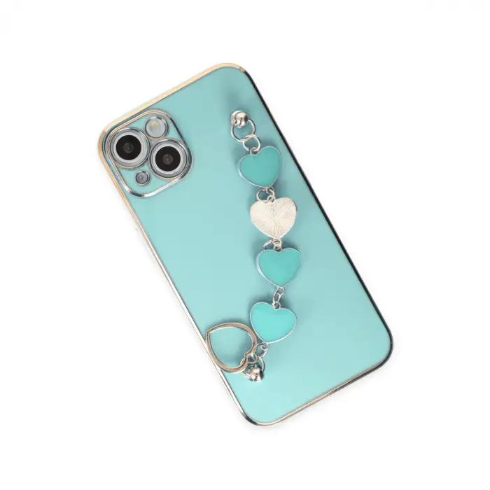 Apple İphone 14 Kılıf Esila Silikon - Su Yeşili