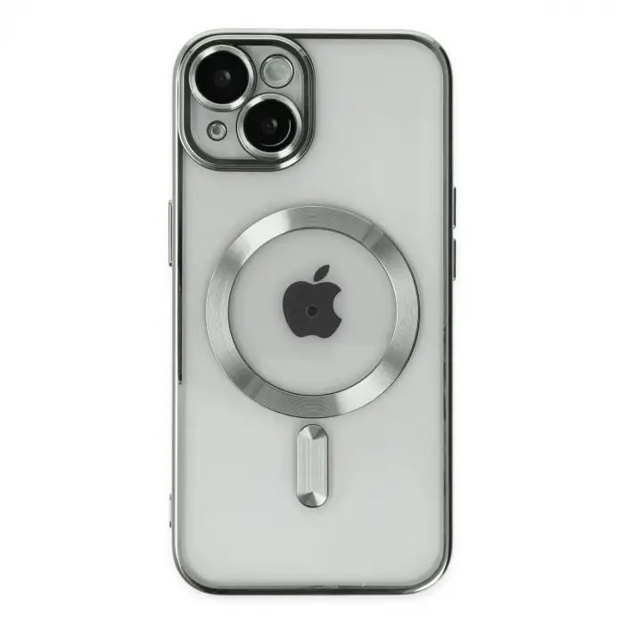 Apple İphone 14 Kılıf Kross Magneticsafe Kapak - Gümüş