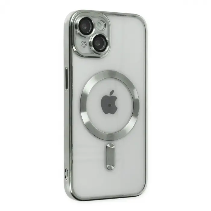 Apple İphone 14 Kılıf Kross Magneticsafe Kapak - Gümüş