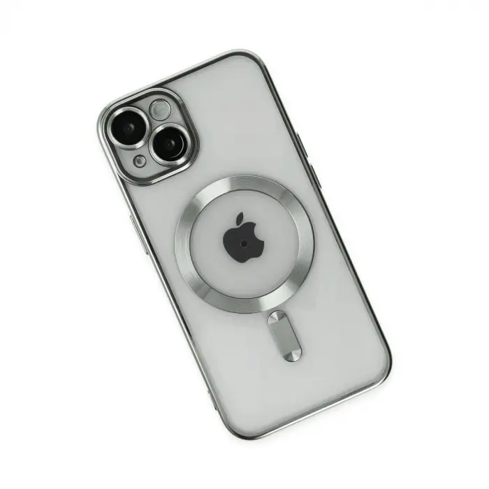 Apple İphone 14 Kılıf Kross Magneticsafe Kapak - Gümüş