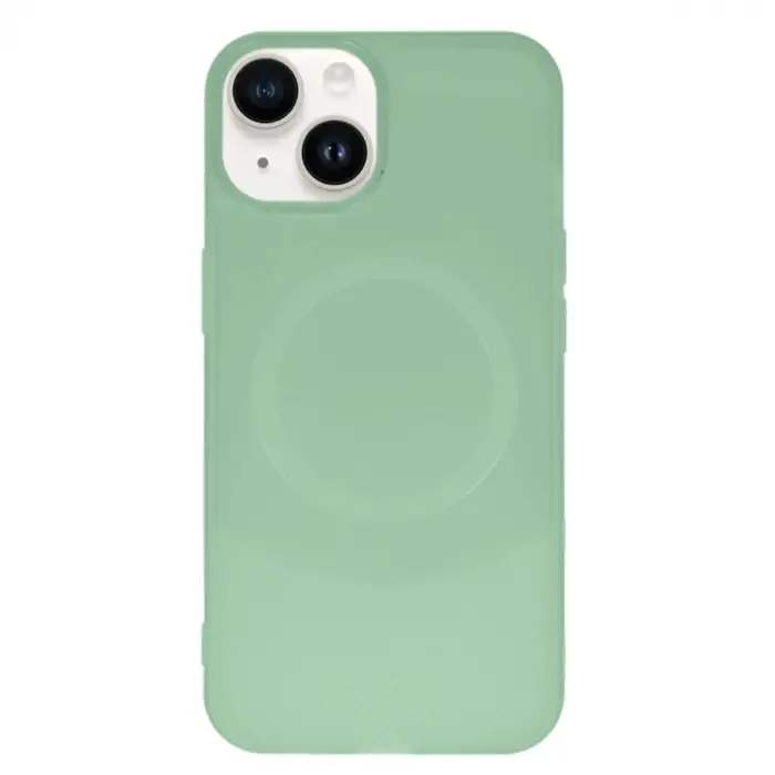 Apple İphone 14 Kılıf Maya Karbon Kapak - Su Yeşili