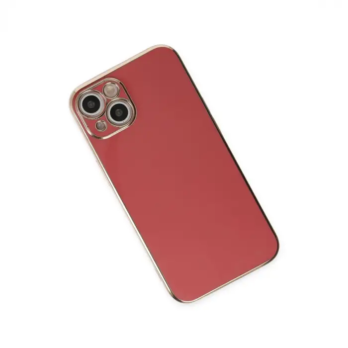 Apple İphone 14 Kılıf Volet Silikon - Kırmızı