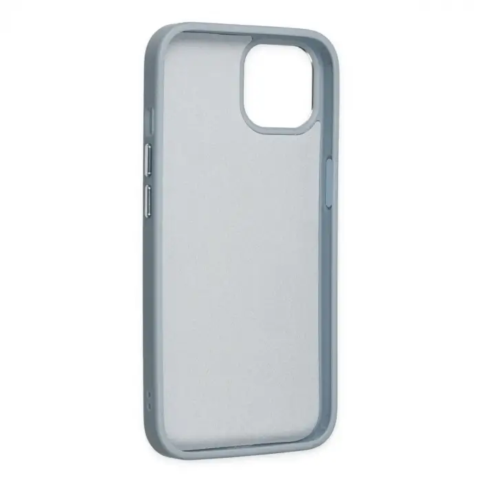 Apple İphone 14 Plus Kılıf Asya Deri Silikon - Sierra Blue