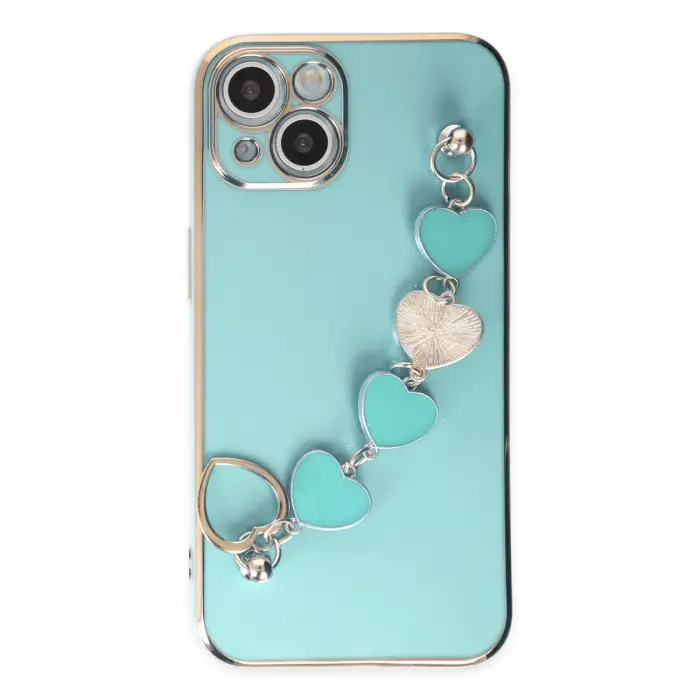 Apple İphone 14 Plus Kılıf Esila Silikon - Su Yeşili