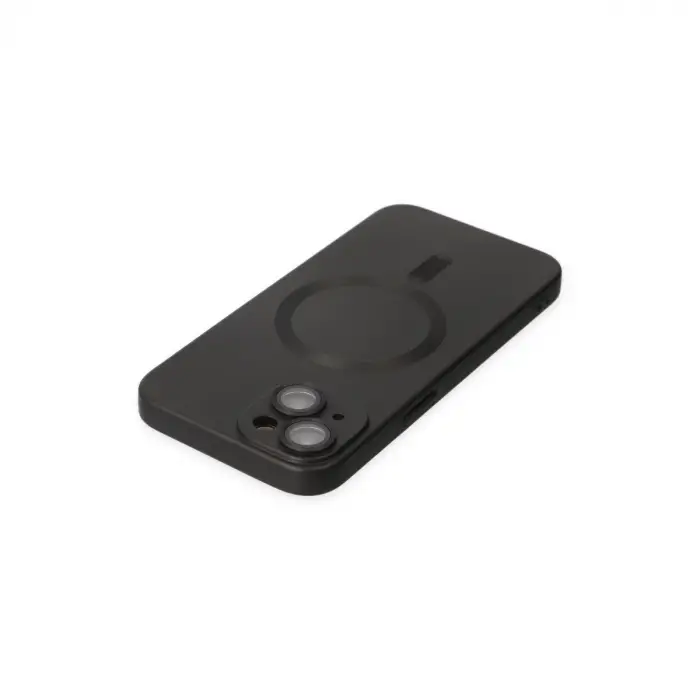 Apple İphone 14 Plus Kılıf Moshi Lens Magneticsafe Silikon - Siyah