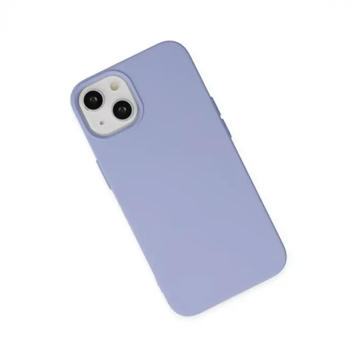 Apple İphone 14 Plus Kılıf Nano İçi Kadife Silikon - Lila