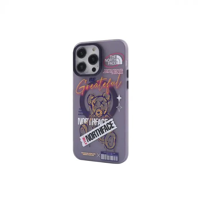 Apple İphone 14 Pro Kılıf Apollo Magneticsafe Desenli Kapak - Apollo Mor - 2