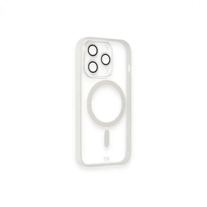 Apple İphone 14 Pro Kılıf Grand Magneticsafe Kapak - Beyaz