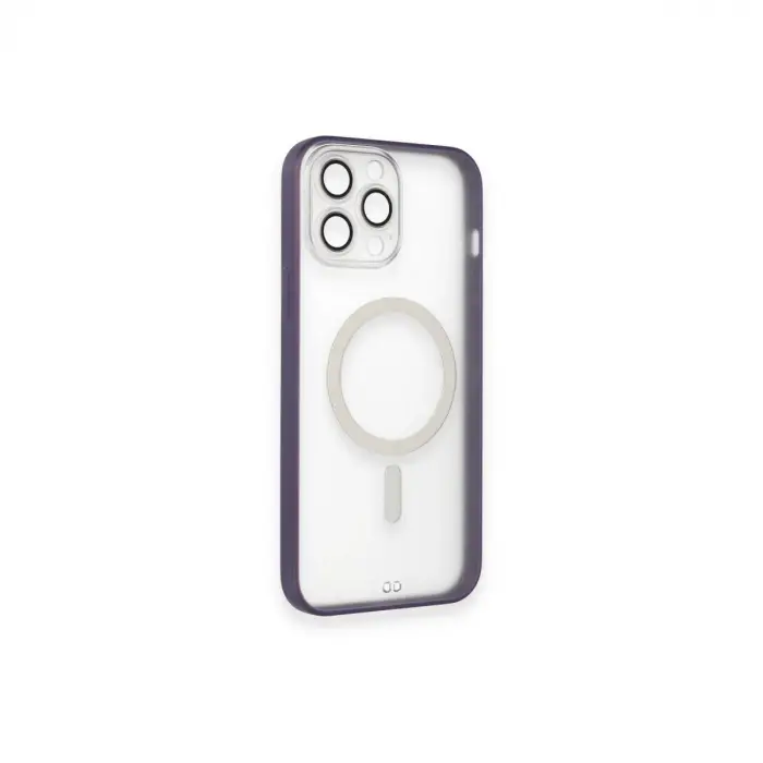 Apple İphone 14 Pro Kılıf Grand Magneticsafe Kapak - Mor
