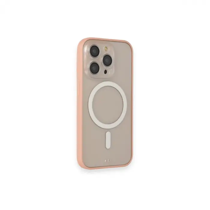Apple İphone 14 Pro Kılıf Grand Magneticsafe Kapak - Pembe