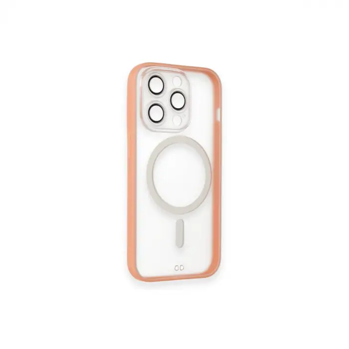 Apple İphone 14 Pro Kılıf Grand Magneticsafe Kapak - Pembe